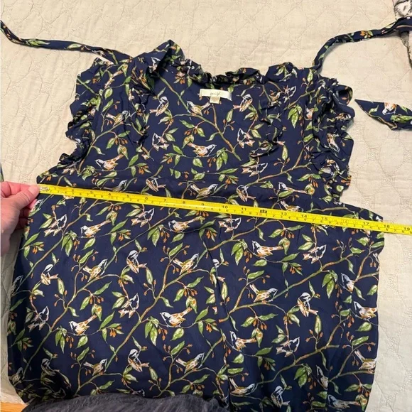 Porridge (Anthropologie) Ruffled Sleeveless Blouse - Picture 5 of 9